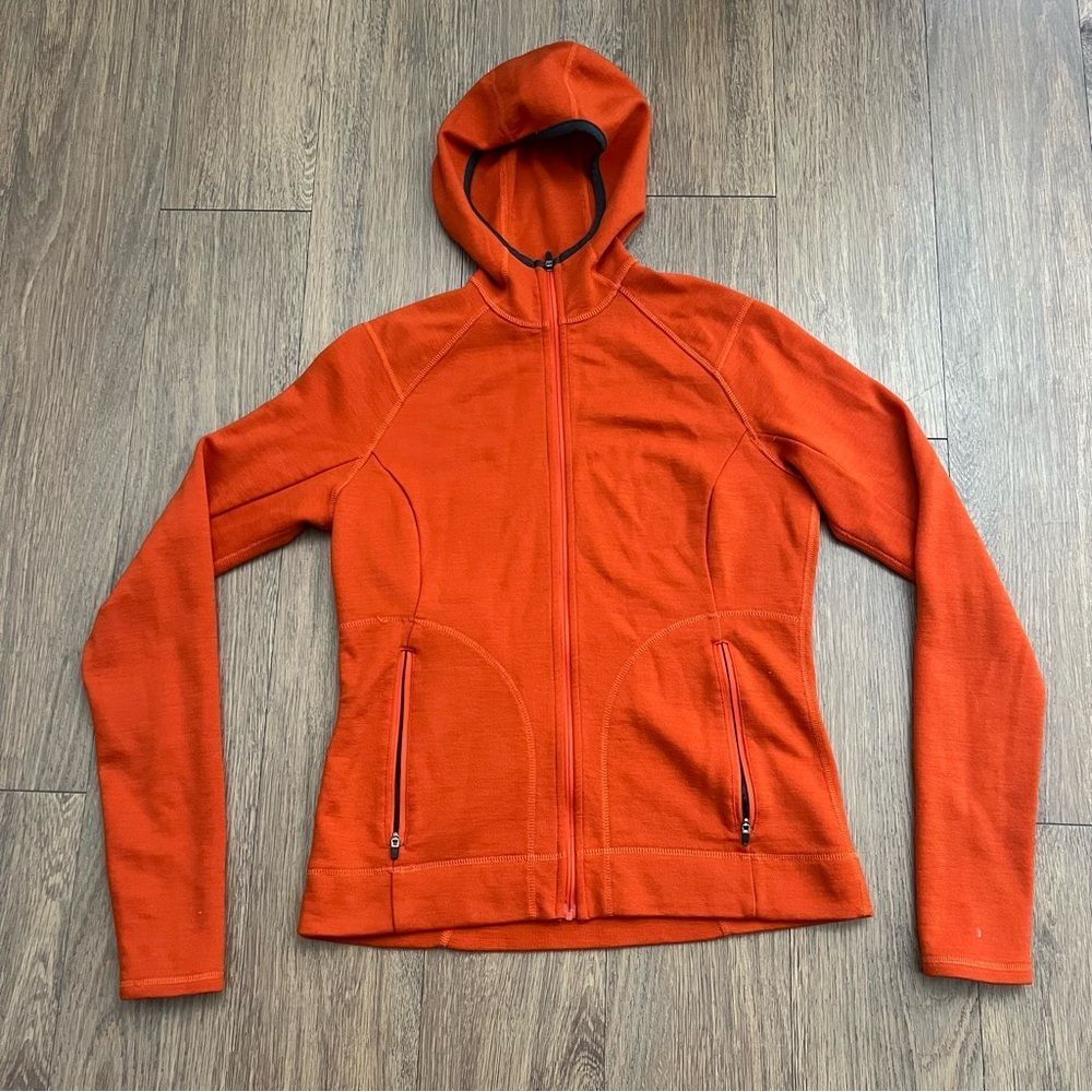 Ibex merino SHAK spire hoodie women’s small